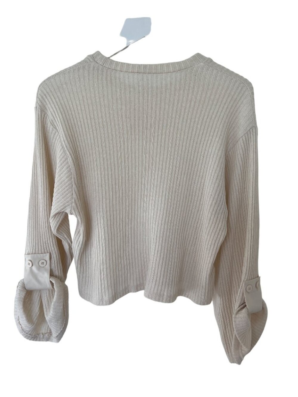 Zara Ivory Ribbed Knit Set - Picture 14 of 16